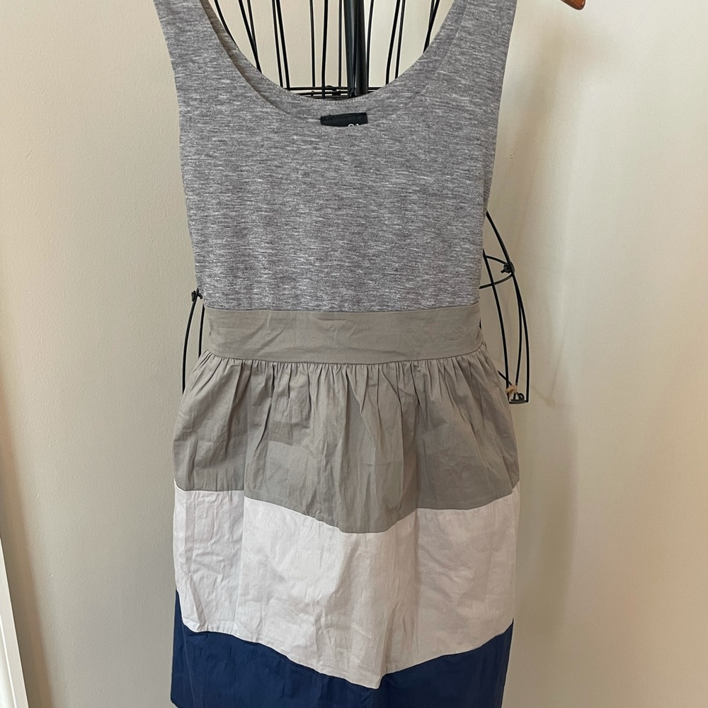 Dress Casual Summer Rue 21 Gray Blue Size Small